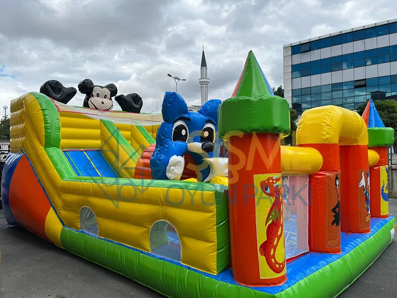 Sevimli Fare Şişme Oyun Parkı