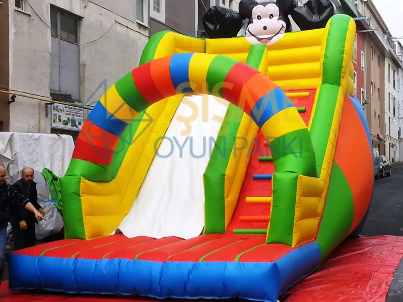 Renkli Şişme Kaydırak